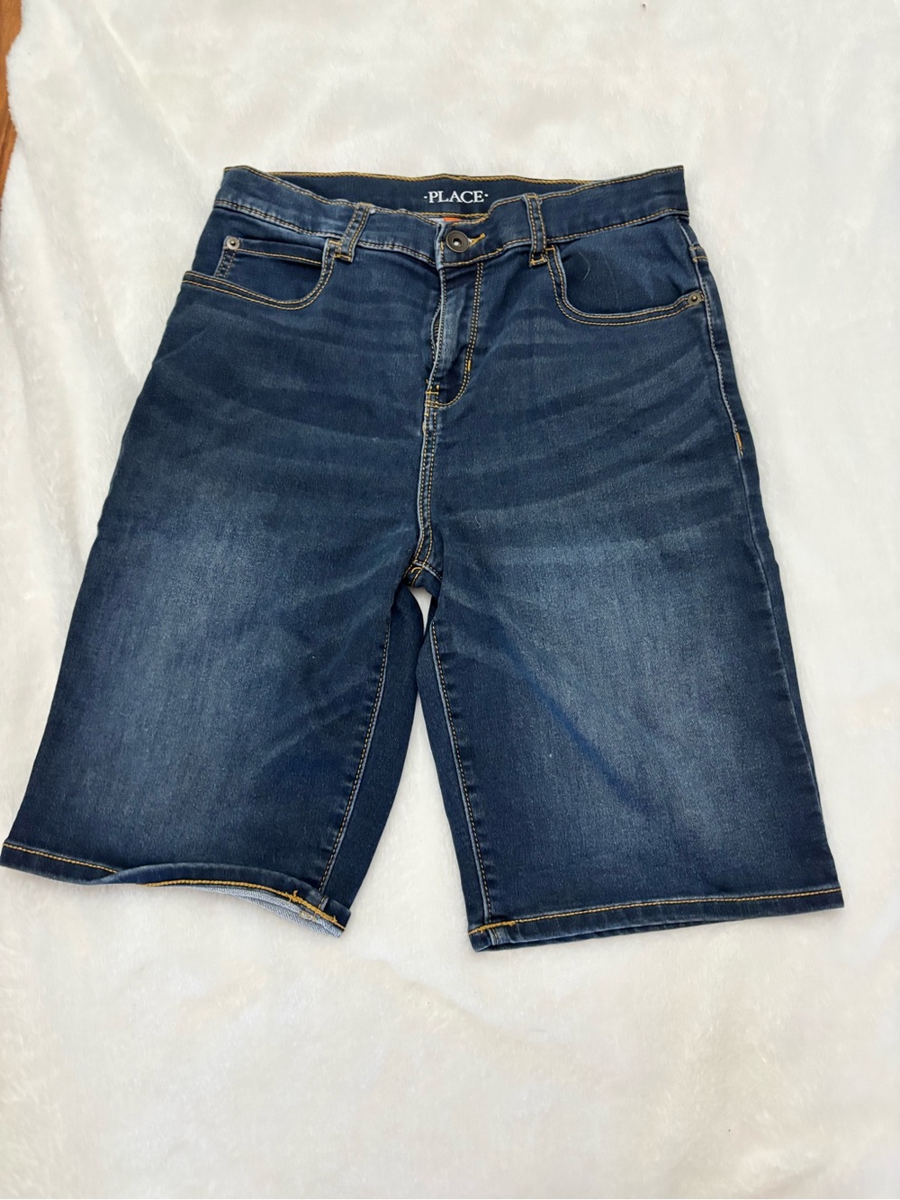 Levi’s The Children’s Place Boys 14 16 Denim Knee Length Shorts Bundle 4 Piece - Picture 2 of 11